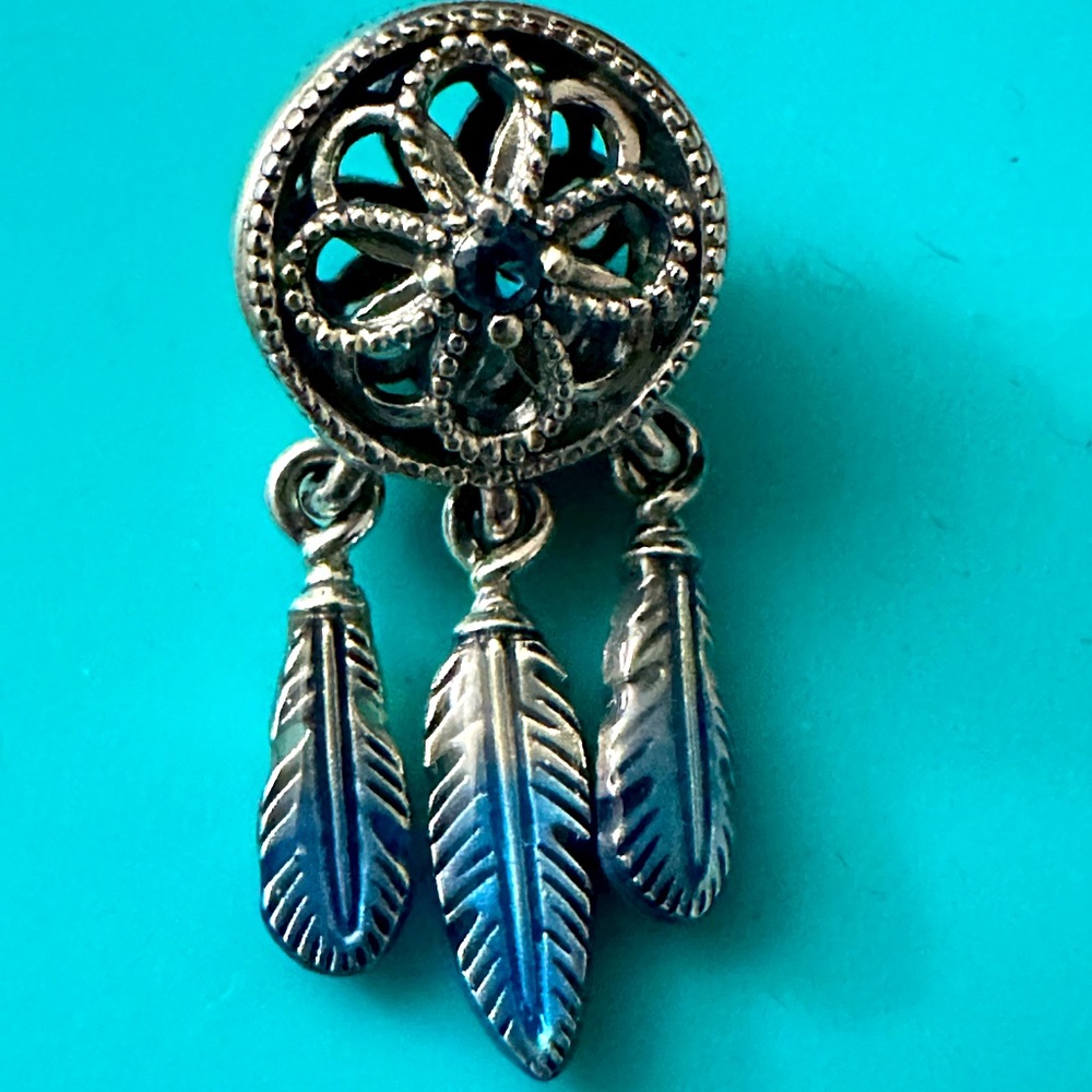 Pandora for UNICEF LE Blue Dreamcatcher Charm
